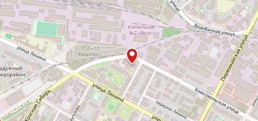 Городские общественные бани на карте