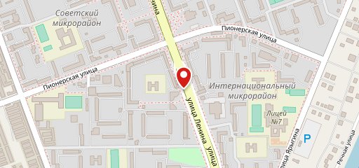 Городское кафе на карте