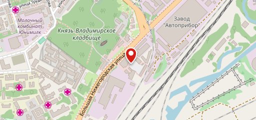 Городской дворик на карте