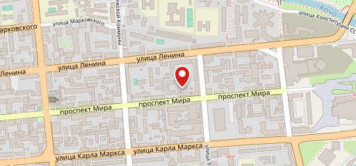Горожанин, народная столовая на карте