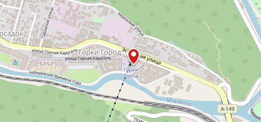 "Горы Пышек" на карте