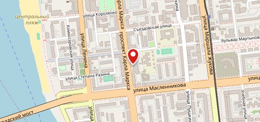 Магазин табака и горячего питания на карте