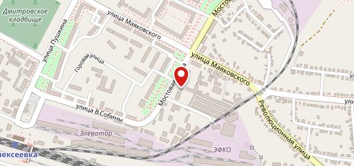 На мостовой на карте