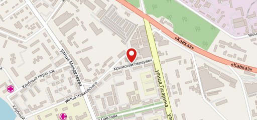 Гостиница "Колос" на карте