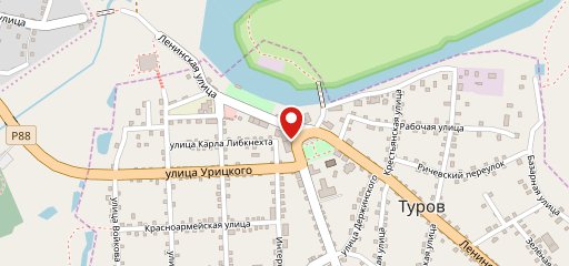 Гостиница Туров на карте
