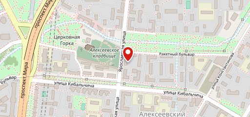 Ярославский на карте