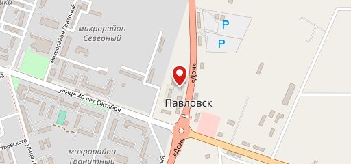 Гостиница Придонье на карте