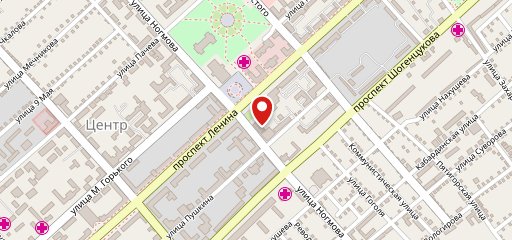 Гостиница "Россия" на карте