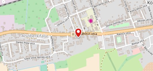 Gőzmalom Ristorante, Panzió & Pizzéria на карте