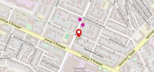 Гранат на карте