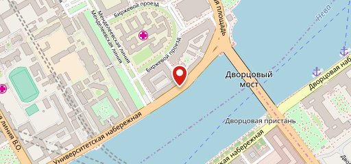 Нева на карте