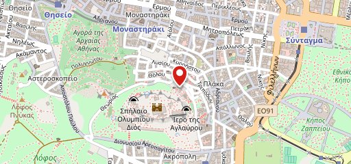 Athene Grece на карте