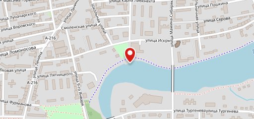 Грибы у озера на карте