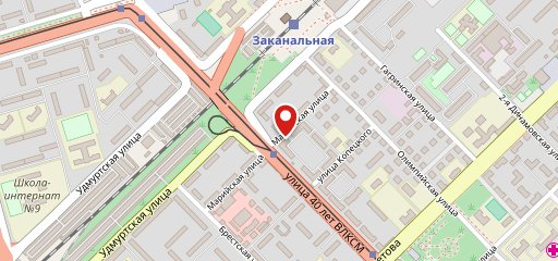Гриль на Марийской на карте