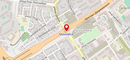 Грушевка на карте