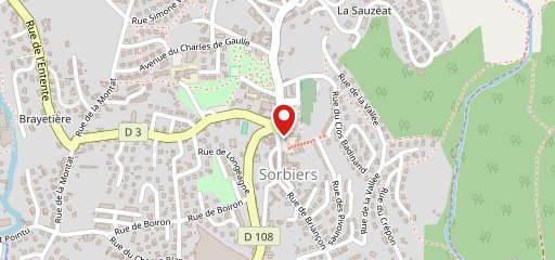 Le Moulin de Sorbiers La Rosa paolo et Léa на карте