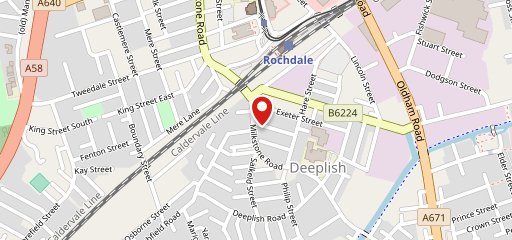 Gunners Kitchen Rochdale на карте