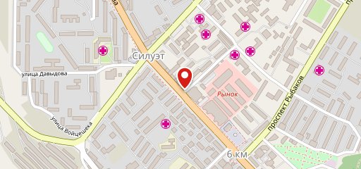 Густо траттория на карте