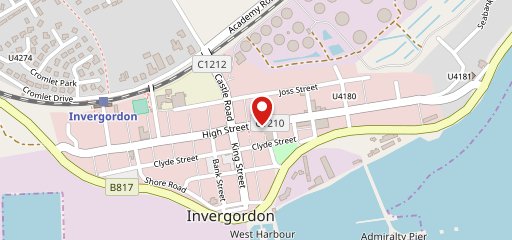Harry Gow Bakery - Invergordon на карте