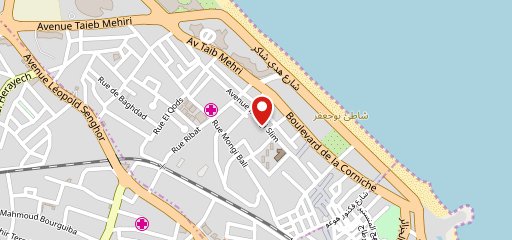 حبق на карте