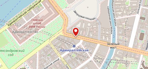 Эрмитаж на карте
