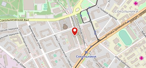 Хинкальная в Сокольниках на карте