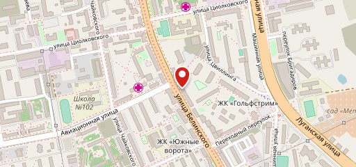 Хлебничная на карте