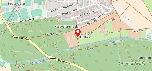 Vereinsgaststätte "Hoftäle" der Gartenfreunde Degerloch e.V. на карте