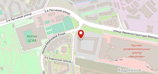 Раковая на Ходынке на карте