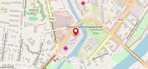 Горячий кофе на карте