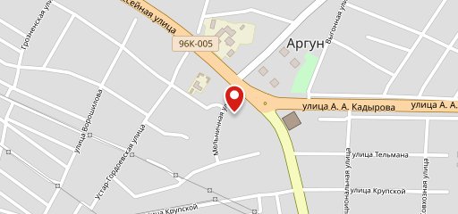 Аргун на карте