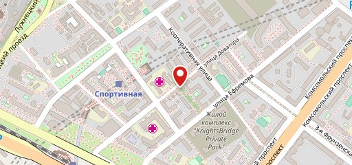 Hotel Blues 3* and Restaurant Crazy Hunter на карте