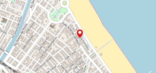 Ristorante Topazio - Hotel Sporting Rimini на карте