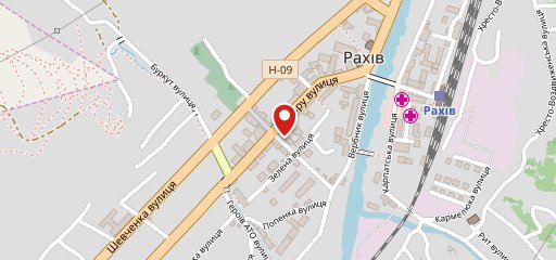 Говерла на карте