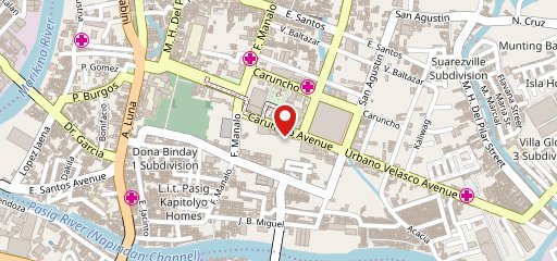 Hub на карте