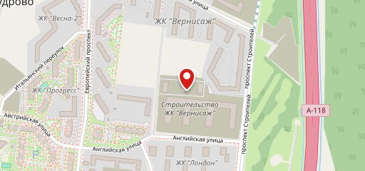 Кальянная Hurricane Lounge на карте
