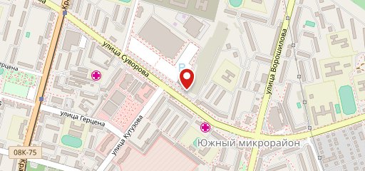 Йагода на карте