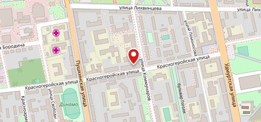 Столовая на карте