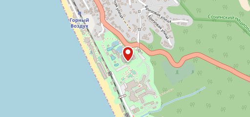 Янтарный на карте