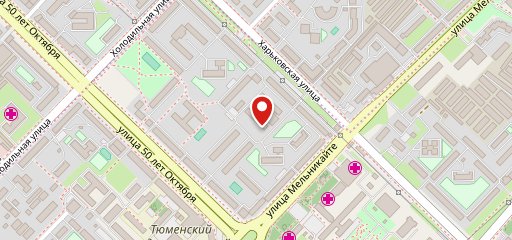 Импульс, кафе на карте