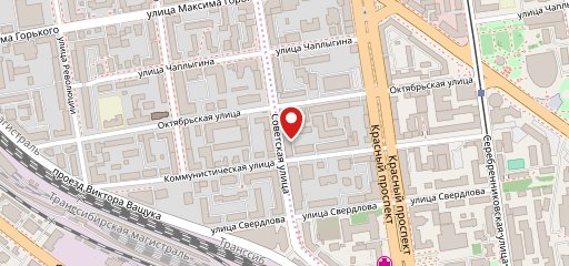 Инской на карте