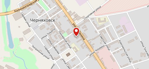 Инстербург на карте