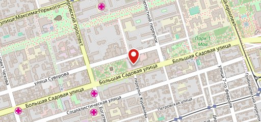 Интурист на карте