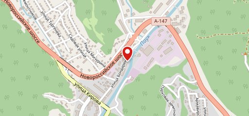Кафе быстрого питания на карте