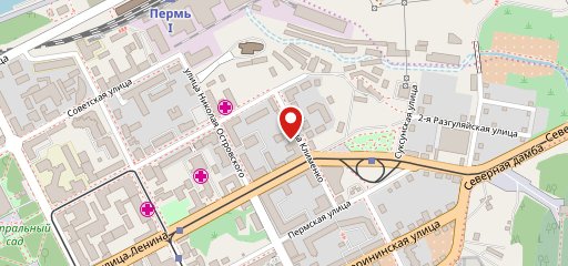 Столовая на карте