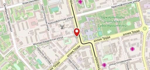 Исток на карте