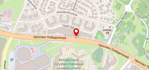 Итальянский ресторан. Dillo's - говорят, вкусно Minsk на карте