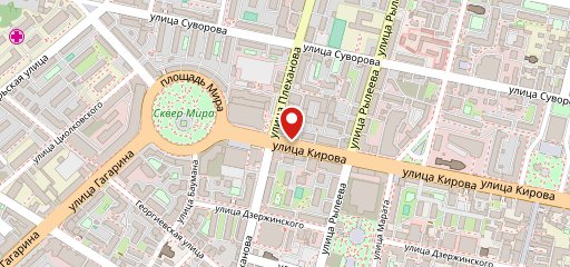 Итальянский ресторан Osteria на карте