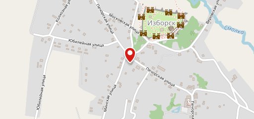 Изборск Парк на карте