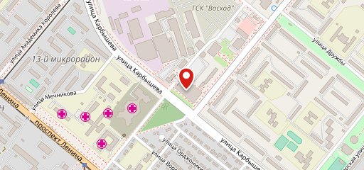 Избушка на карте